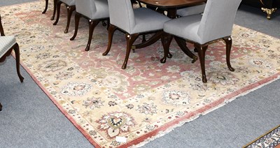 Lot 1114 - Ziegler Design Carpet, the soft terracotta...