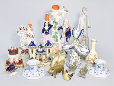 Lot 248 - Various 19th Century and Later Ceramics,...