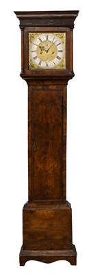 Lot 472 - A Walnut Month Going Longcase Clock, signed...