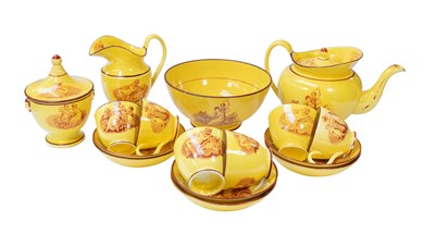 Lot 53 - An English Pottery Teaset, circa 1800,...