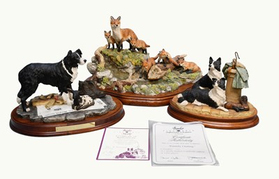 Lot 91 - Border Fine Arts 'Family Outing' (Vixen and...