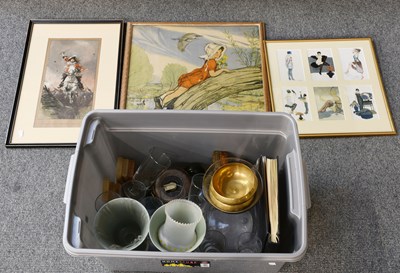 Lot 256 - Assorted Glass and Metalwear etc, including...