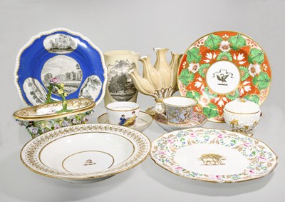 Lot 99 - A Collection of English Pottery and Porcelain,...