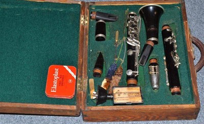 Lot 264 - A Corton clarinet in wooden box