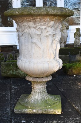 Lot 234 - A Composition Stone Garden Urn after the...