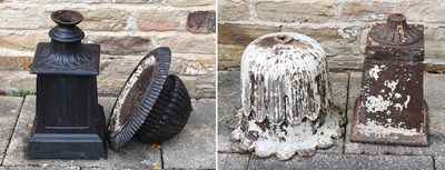 Lot 274 - A Victorian-Style Painted Metal Garden Urn,...