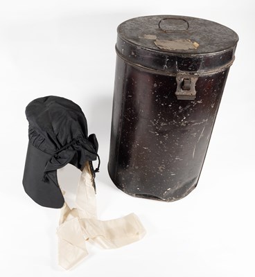 Lot 2271 - Mid 19th Century Quaker Black Silk Bonnet of...