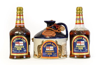 Lot 3123 - British Navy Pusser's Rum, dumpy decanter...