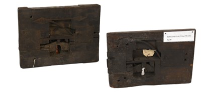 Lot 91 - A Banbury Iron Lock, circa 1700, mounted in an...