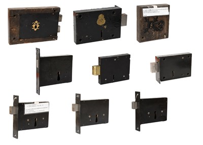 Lot 140 - Nine Assorted Locks from Lichfield Cathedral,...