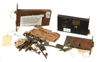 Lot 65 - A Mortice Lock, no key, no end plate, with...