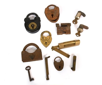Lot 119 - Thirteen Assorted 19th and 20th Century Metal...