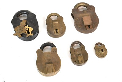 Lot 159 - A Group of Six 19th Century Brass and Metal...