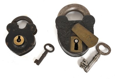 Lot 167 - A Victorian Black Japanned Barrons Patent...