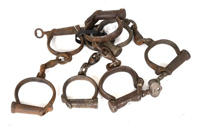 Lot 49 - Five Pairs of 19th Century and Later Steel...