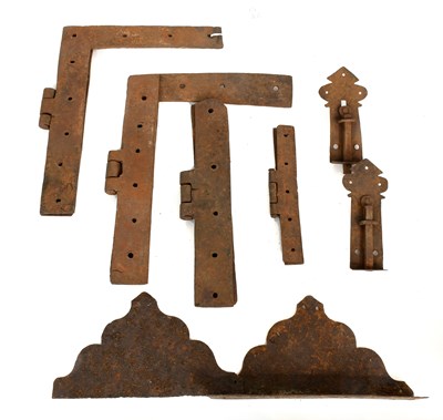 Lot 11 - A Collection of 17th Century and Later Hinges,...