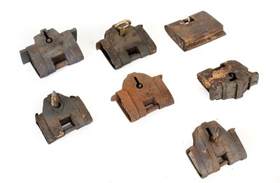 Lot 5 - Seven Assorted Metal Padlocks, some with keys