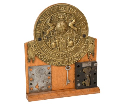 Lot 126 - A Milners Safe Lock, numbered 195591 and...
