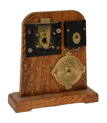 Lot 36 - A 19th Century Display Lock, stamped E...