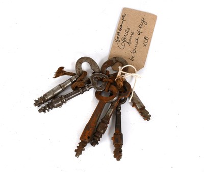 Lot 100 - Six Cotterill`s Acme Lock Keys