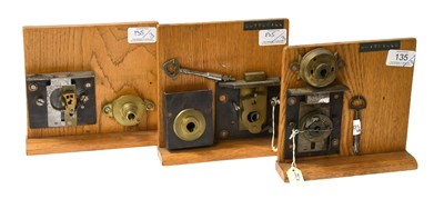 Lot 135 - A 19th Century Safe Lock, with key and...