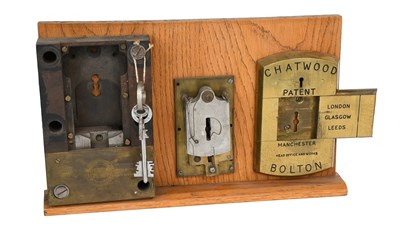 Lot 48 - A Chatwood Brass Safe Lock, numbered 37249,...