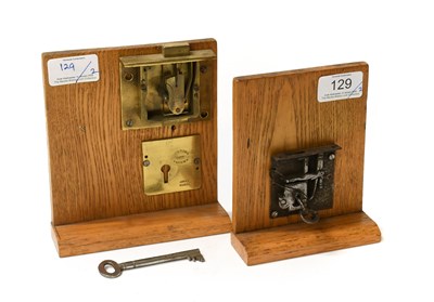 Lot 129 - A 19th Century Brass Detector Lock, stamped J...