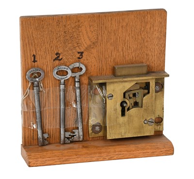 Lot 171 - An Aubin's Patent A1 Guardian Safe Lock, with...