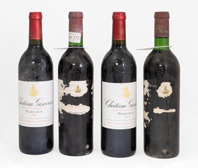 Lot 3034 - Château Giscours 1998, Margaux (two bottles),...