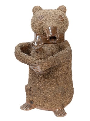Lot 48 - A Nottingham Salt Glazed Stoneware Bear Jug,...