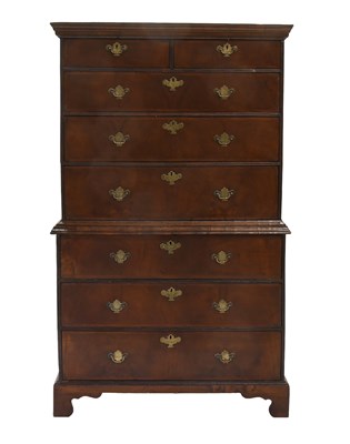Lot 495 - A George I Walnut, Featherbanded and Oak-Sided...