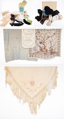 Lot 2210 - Early 20th Century Costume Accessories and...