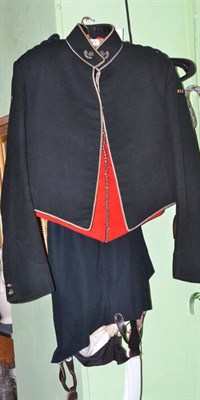 Lot 321 - A composite light infantry mess uniform of tunic, vest and trousers