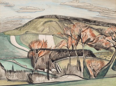 Lot 569 - John Northcote Nash CBE, RA (1893-1977) "Hilly...