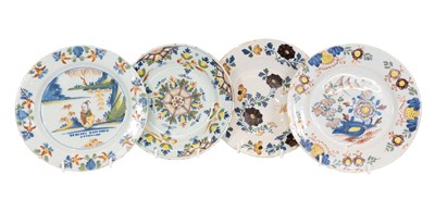 Lot 42 - A London Delft "Ann Gomm" Plate, circa 1780,...