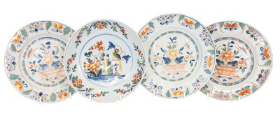 Lot 43 - A London Delft Dish, circa 1770, painted in...