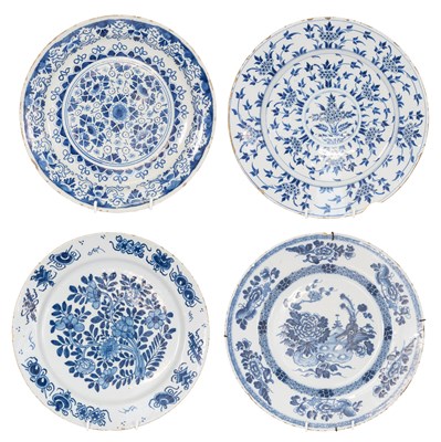 Lot 45 - An English Delft Charger, mid 18th century,...
