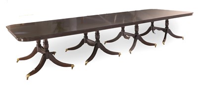 Lot 680 - A Reproduction Mahogany Dining Table, of...