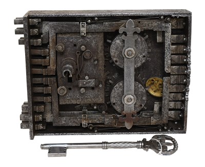 Lot 180 - An Early 18th Century French Iron Lock,...