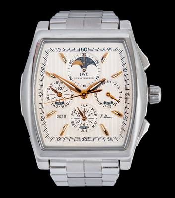Lot 2181 - IWC: A Fine Stainless Steel Kurt Klaus Limited...