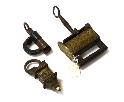 Lot 151 - A 19th Century Tuarg Padlock, with engraved...