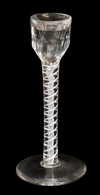 Lot 112 - A Toastmaster's Cordial Glass, circa 1760, the...