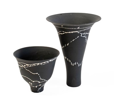 Lot 69 - Allan Manham (Contemporary): A Black Stoneware...