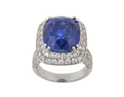 Lot 2098 - The Prince of Orion Sapphire and Diamond Ring...