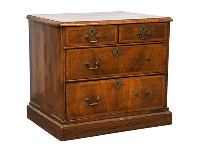 Lot 241 - A Walnut and Tracery-Strung Straight-Front...