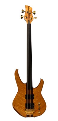 Lot 34 - Bass Guitar (Fretless) Made By Barrie Palmer