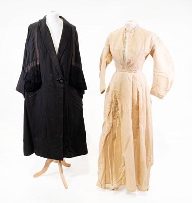 Lot 2251 - 19th Century Cream Dress with long sleeves,...