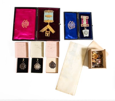 Lot 70 - A Past Master's Silver Gilt Breast Jewel,...