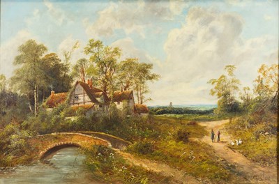 Lot 1204 - Octavius Thomas Clark (1850-1921) River Thames...
