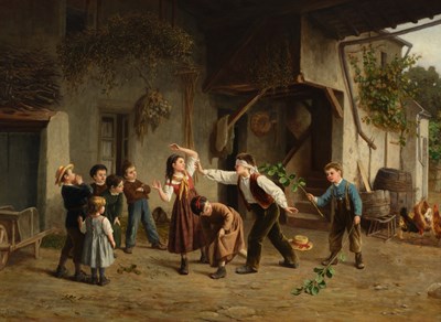 Lot 1037 - Paul Seignac (1826-1904) French Blind Man’s...